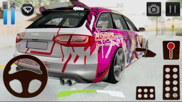 Car Driving Simulator Audi स्क्रीनशॉट 1