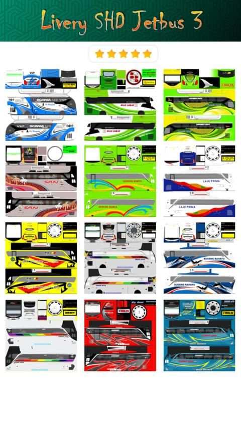 Livery Bus SHD Jetbus 3 screenshot 6