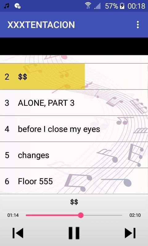 XXXTENTACION MP3 स्क्रीनशॉट 3