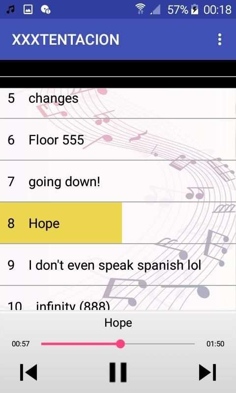 XXXTENTACION MP3 स्क्रीनशॉट 2