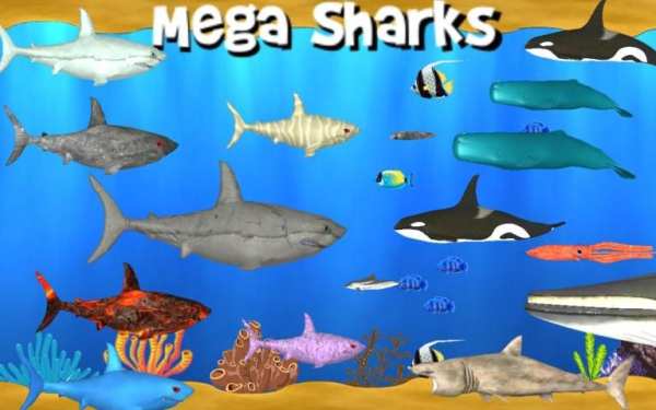 Mega Sharks: Shark Games स्क्रीनशॉट 8