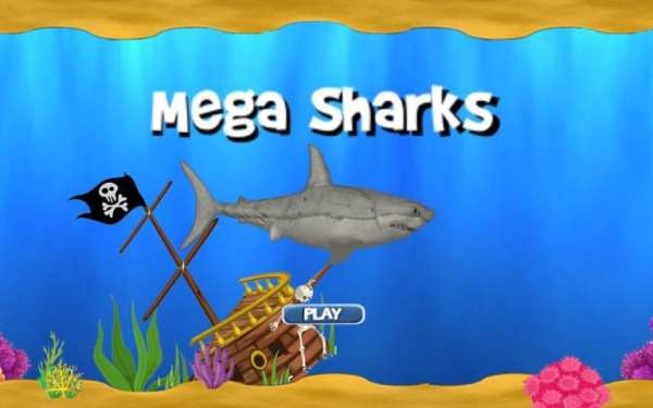 Mega Sharks: Shark Games स्क्रीनशॉट 1
