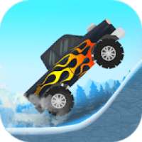 Kids car: Snow racing logo