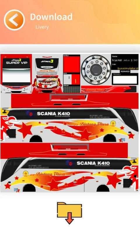 Livery Bus SHD Lorena screenshot 1