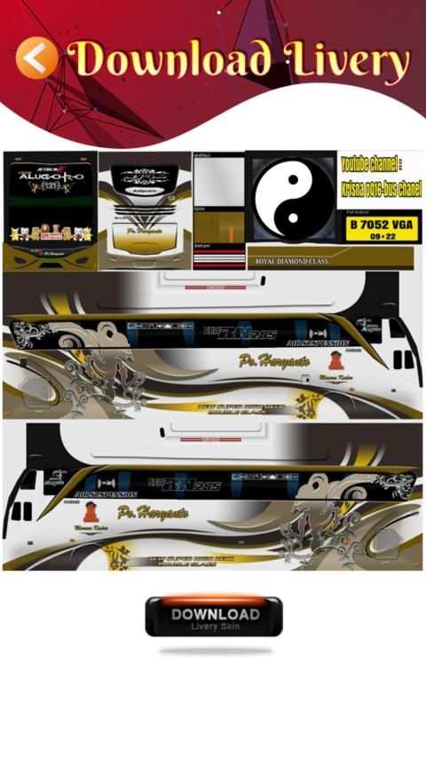 Livery Bus PO Haryanto Jetbus 3 screenshot 3