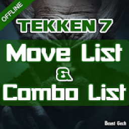 ikon Tekken 7 Move &amp; Combo List Offline App