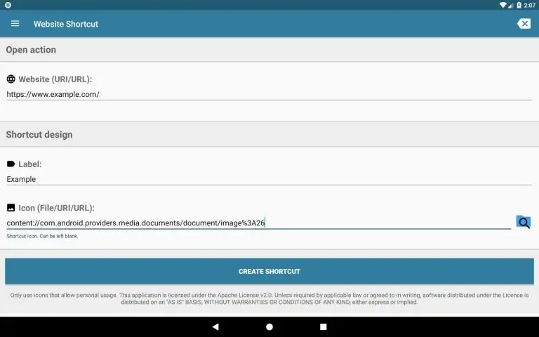 Website Shortcut screenshot 2