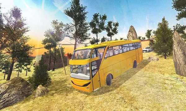 Hill Bus 3D Racing Driving Simulator Game screenshot 4