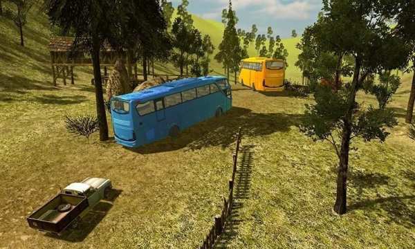 Hill Bus 3D Racing Driving Simulator Game screenshot 1