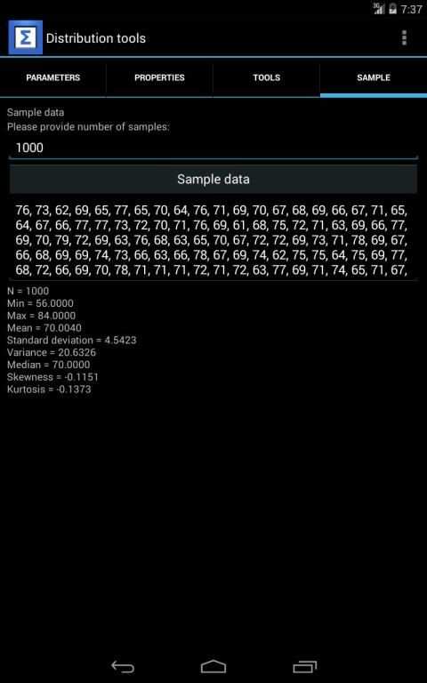 STA: Statistical Toolbox screenshot 2