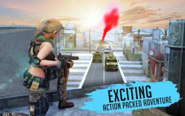 Frontline FPS Battlegrounds Epic Fire War V2 screenshot 4