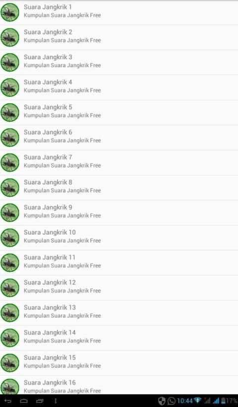Kumpulan Suara Jangkrik Free screenshot 6