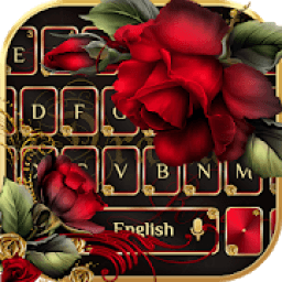 Red Gold Rose keyboard आइकन