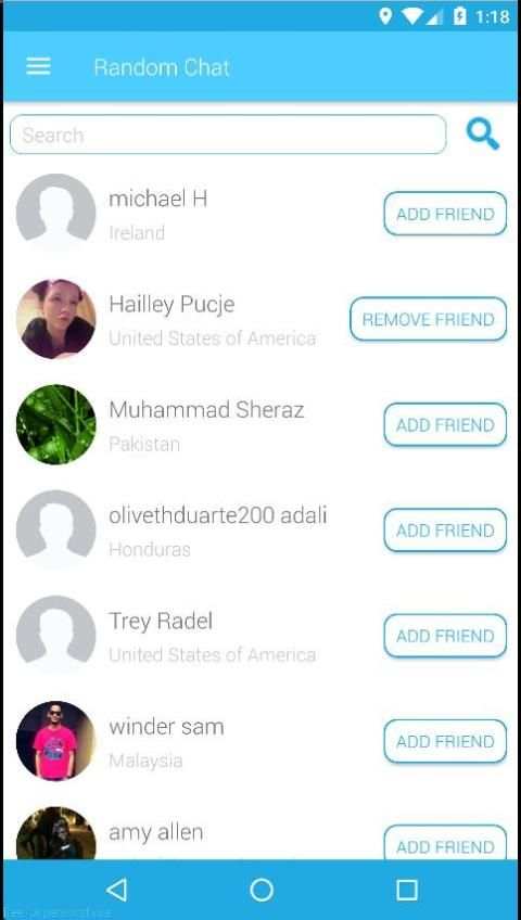Random Chat स्क्रीनशॉट 1