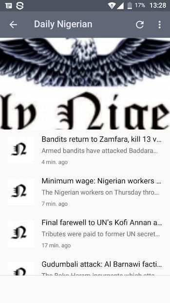 Nigerian Newspapers Free स्क्रीनशॉट 8