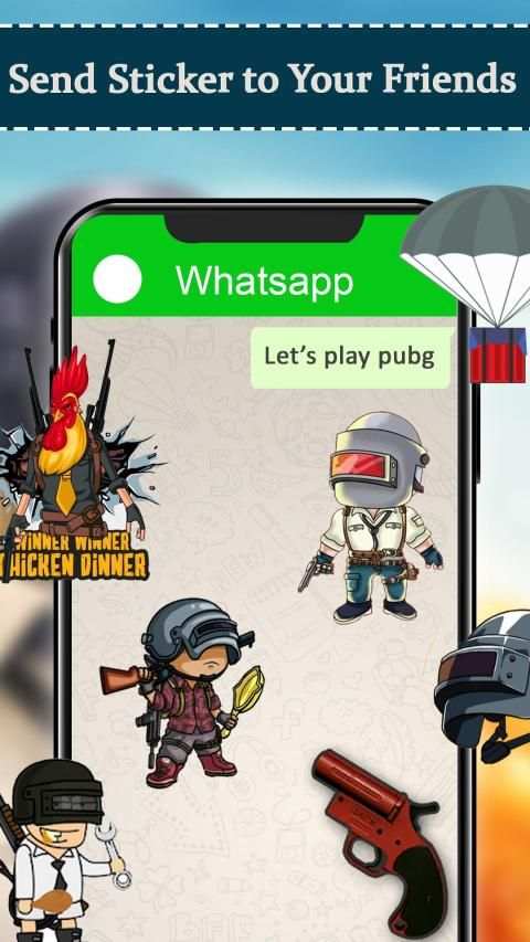 Pubg Whatsapp Sticker screenshot 4