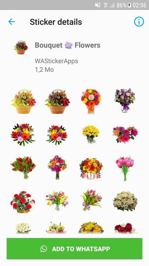 WAStickerApps - Flowers * Roses screenshot 5