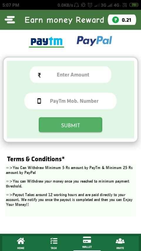 Earn Money Reward स्क्रीनशॉट 3