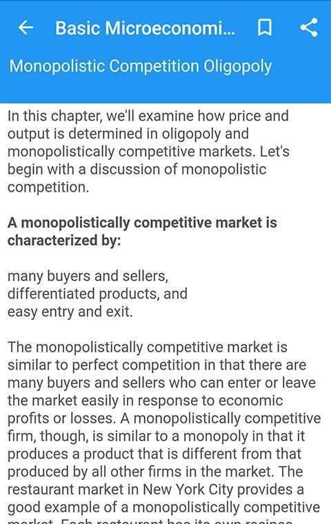 Basic Microeconomics screenshot 1