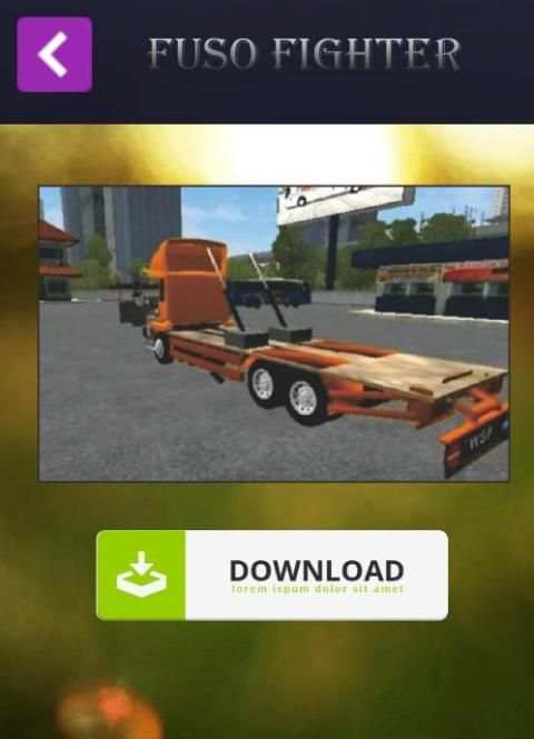 Mod Truck Fuso Fighter screenshot 3