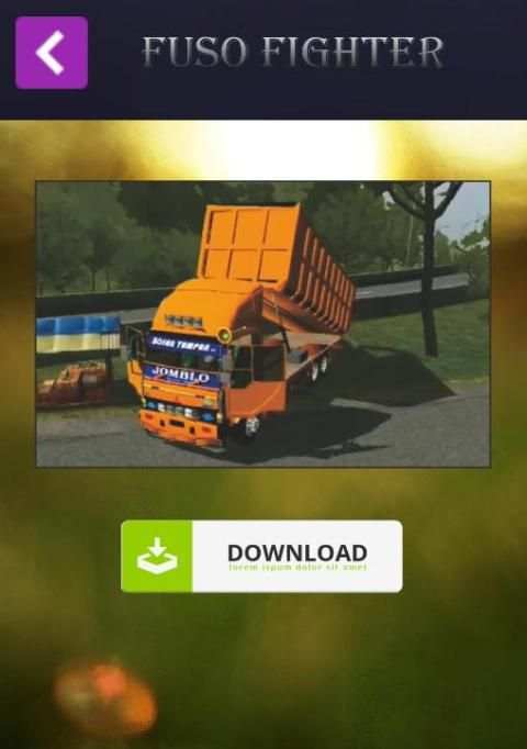 Mod Truck Fuso Fighter screenshot 2