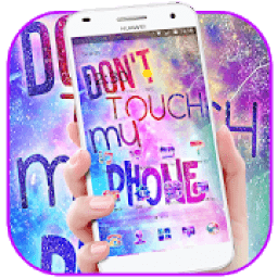 ikon Glitter Don't Touch My Phone Theme