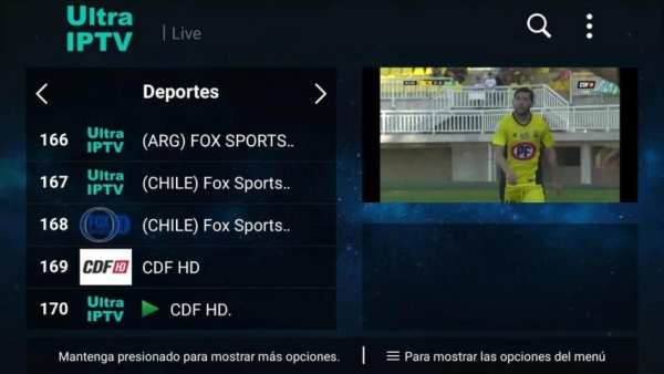 Ultra IPTV screenshot 3