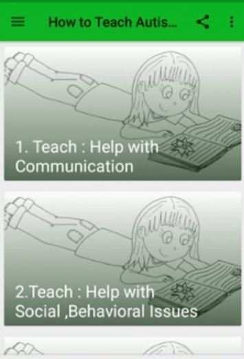 Teach autistic child: Autism treatment скриншот 1