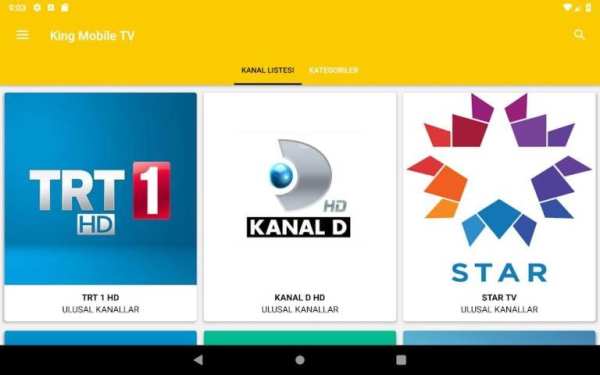 King Mobile Canlı TV & Radyo screenshot 4