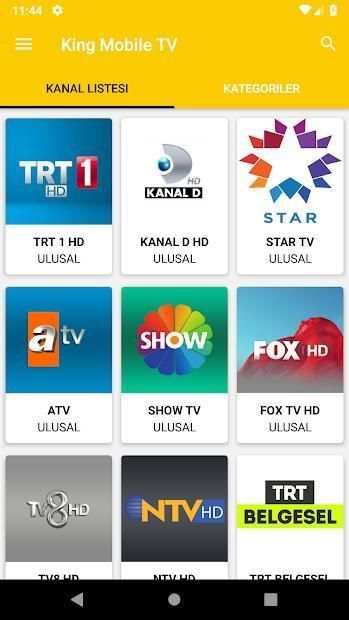 King Mobile Canlı TV & Radyo screenshot 7