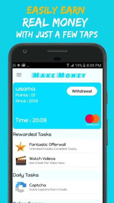 Make Real Money Complete Tasks & Earn Real Money स्क्रीनशॉट 3