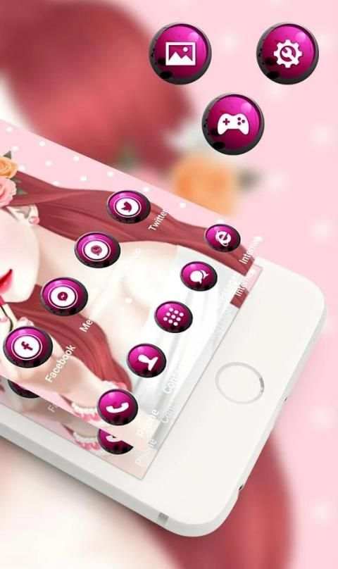 Abstract Girl Launcher screenshot 3