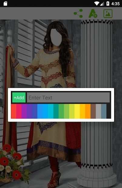 Anarkali Frock Photo Editor स्क्रीनशॉट 1