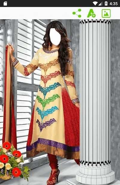 Anarkali Frock Photo Editor स्क्रीनशॉट 4