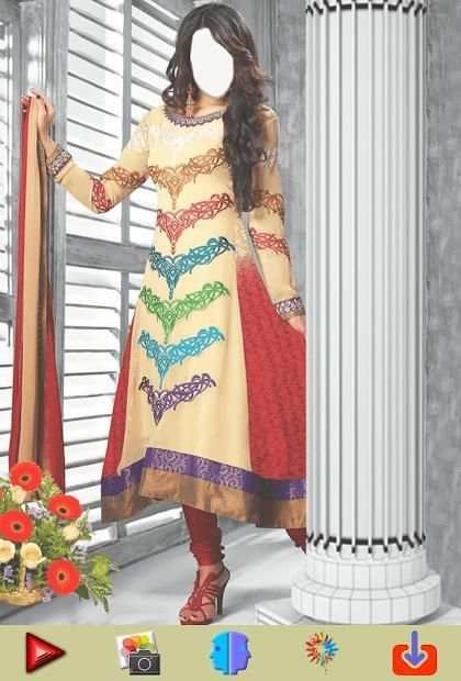 Anarkali Frock Photo Editor स्क्रीनशॉट 8