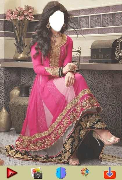 Anarkali Frock Photo Editor स्क्रीनशॉट 12