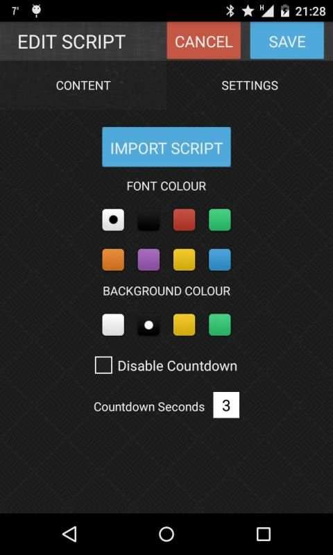 Teleprompter Pro LITE स्क्रीनशॉट 9