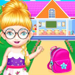 School Decorating Doll House Town My HomePlay Game