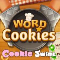 Cookie Swirl Words Cookies