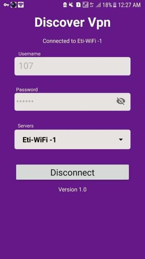 Discover VPN screenshot 1