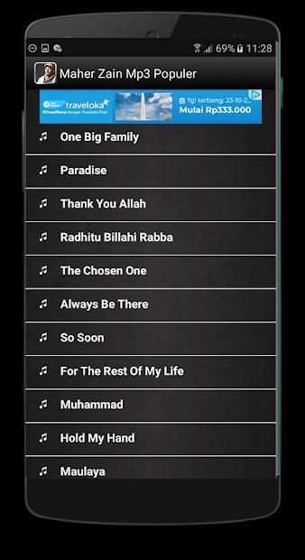 Maher Zain Mp3 Populer screenshot 2