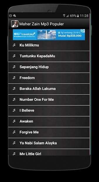 Maher Zain Mp3 Populer screenshot 1
