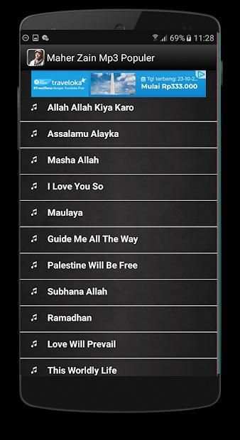 Maher Zain Mp3 Populer screenshot 3