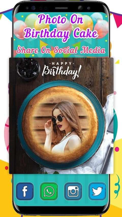 Photo On Birthday Cake स्क्रीनशॉट 5