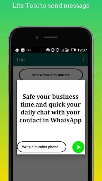 Lite for WhatsApp screenshot 1