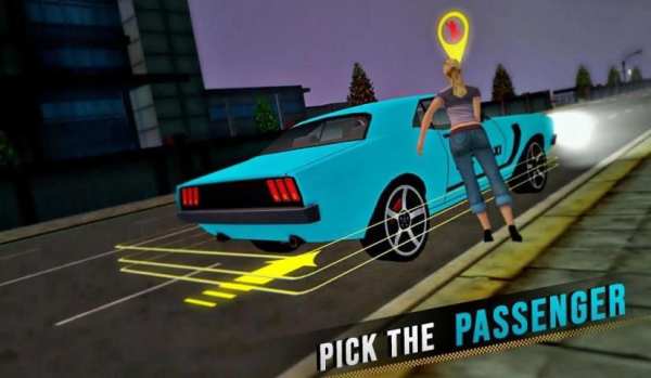 Christmas Taxi Driving Simulator screenshot 4