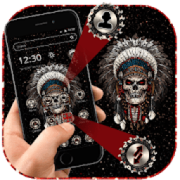 ikon Devil Death Skull Launcher Theme*