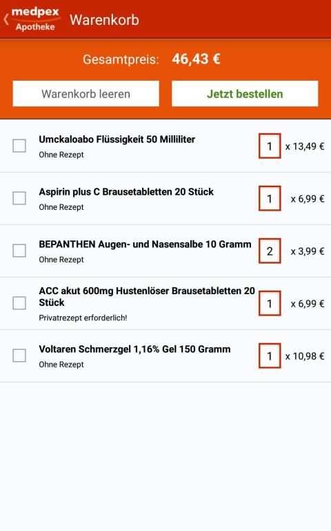 medpex Apotheke screenshot 5
