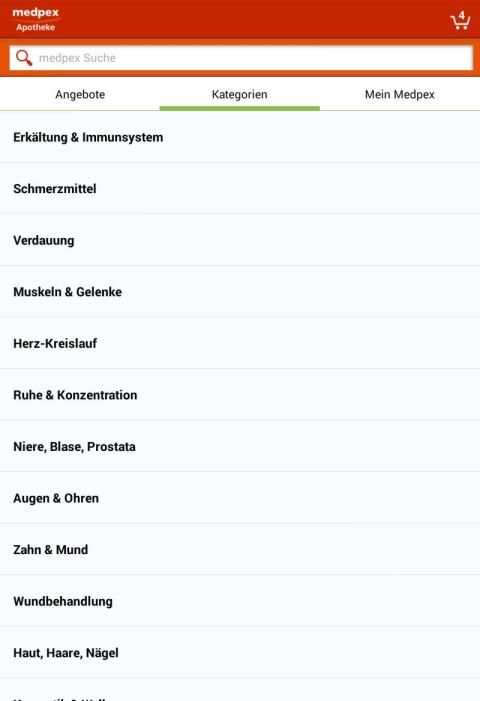 medpex Apotheke screenshot 1