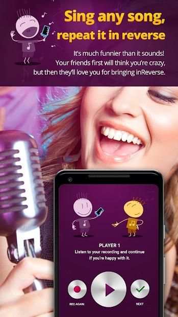 inReverse Party Game - Backwards Karaoke screenshot 4